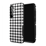 Salem's Hex | Black & White Checkered Case Phone Case get.casely 