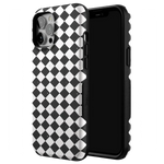 Salem's Hex | Black & White Checkered Case Phone Case get.casely 