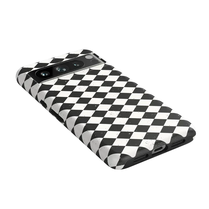 Salem's Hex | Black & White Checkered Case Phone Case get.casely 
