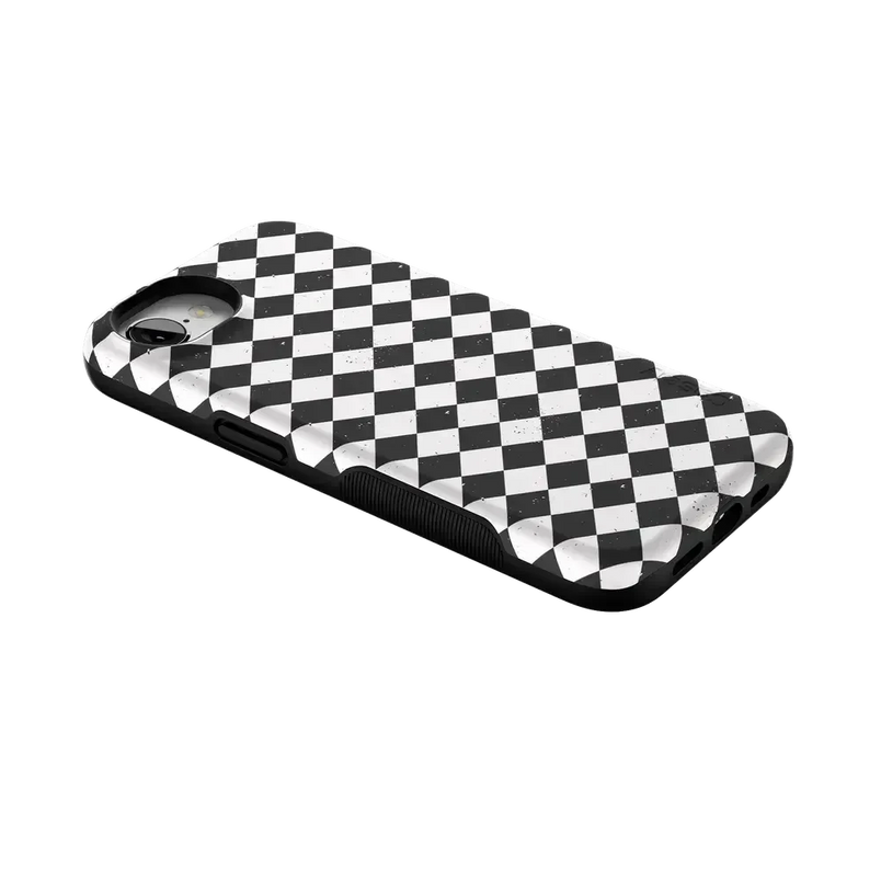 Salem's Hex | Black & White Checkered Case Phone Case get.casely 