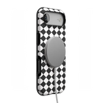 Salem's Hex | Black & White Checkered Case Phone Case get.casely 