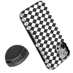 Salem's Hex | Black & White Checkered Case Phone Case get.casely 