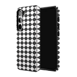 Salem's Hex | Black & White Checkered Case Phone Case get.casely 