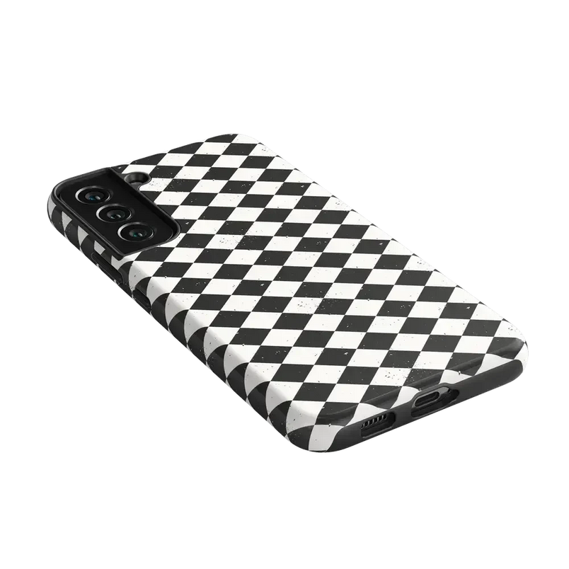 Salem's Hex | Black & White Checkered Case Phone Case get.casely 