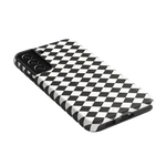 Salem's Hex | Black & White Checkered Case Phone Case get.casely 