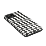 Salem's Hex | Black & White Checkered Case Phone Case get.casely 