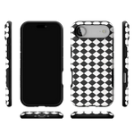 Salem's Hex | Black & White Checkered Case Phone Case get.casely 