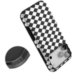 Salem's Hex | Black & White Checkered Case Phone Case get.casely