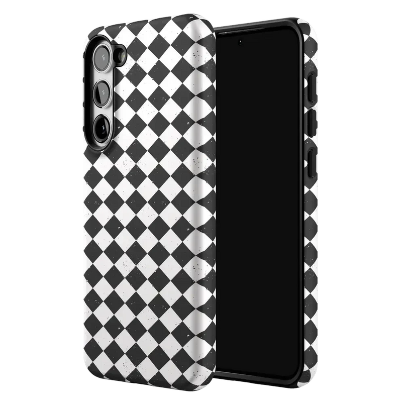 Salem's Hex | Black & White Checkered Case Phone Case get.casely 