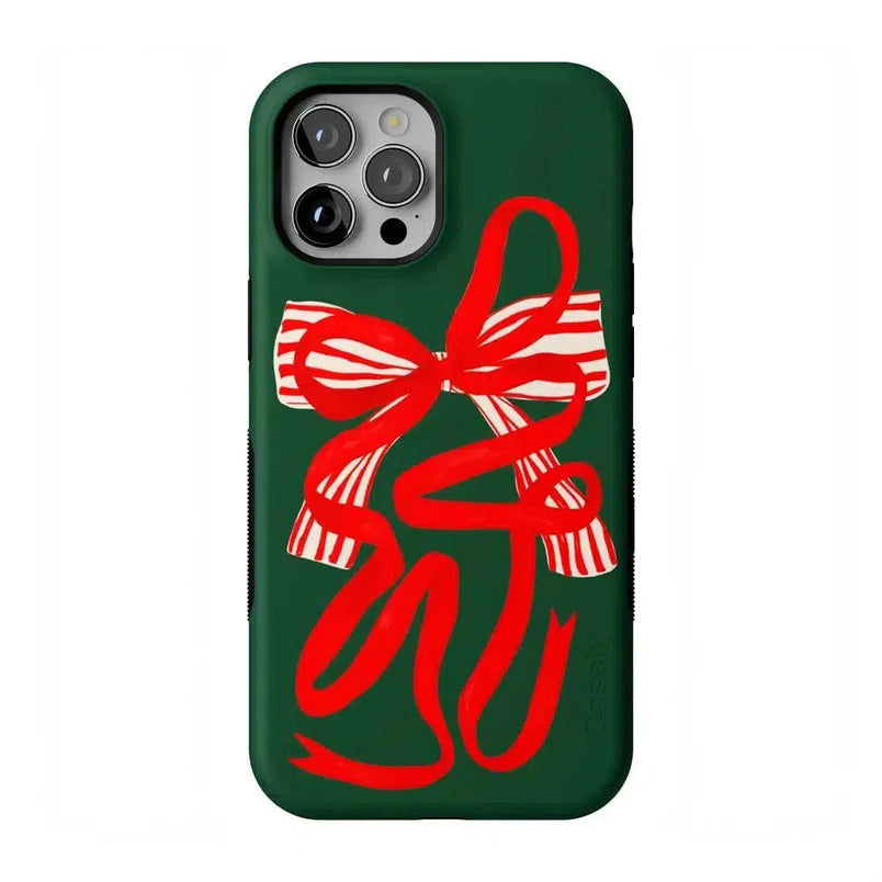 Santa's Favorite | Holiday Bow Case Phone Case Casetry Bold Flex + MagSafe® iPhone 12 Pro Max