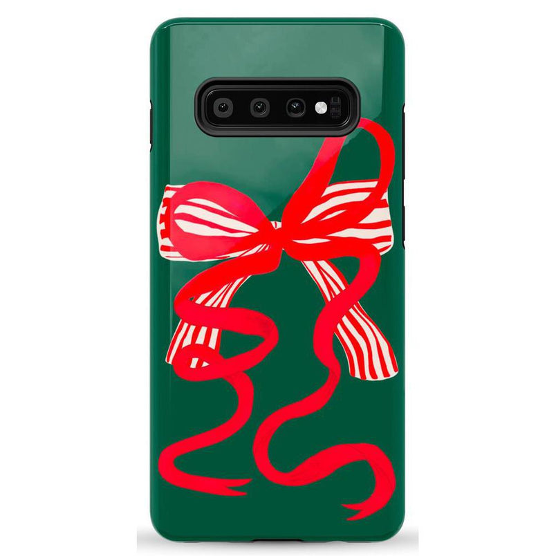 Santa's Favorite | Holiday Bow Case Phone Case Casetry Essential Galaxy S10 Plus