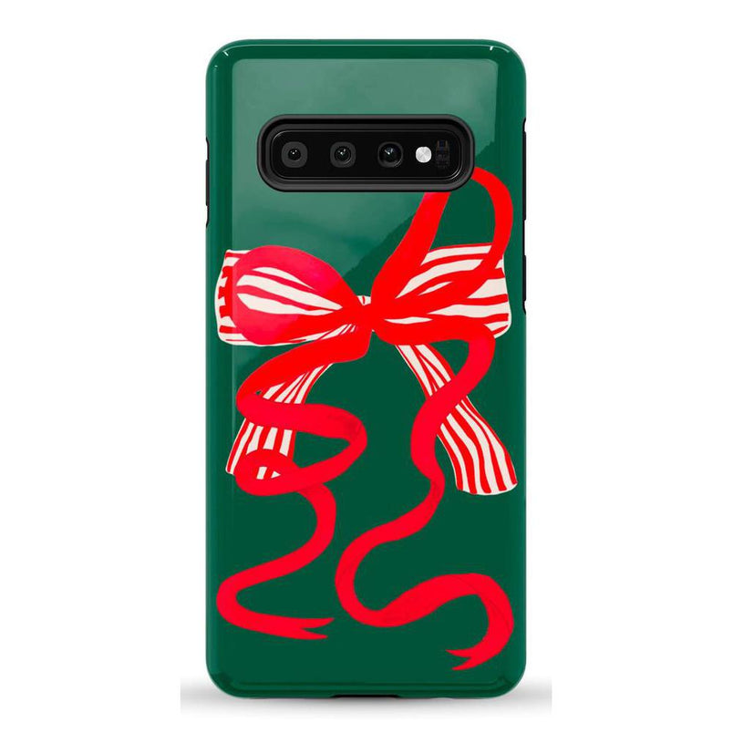 Santa's Favorite | Holiday Bow Case Phone Case Casetry Essential Galaxy S10