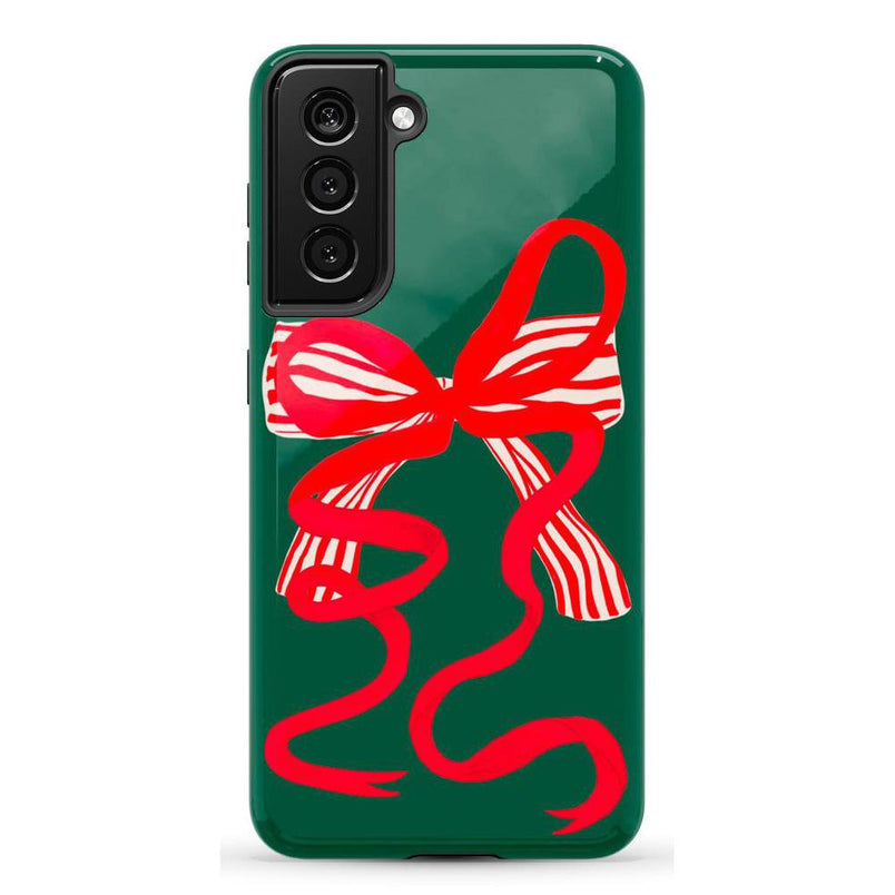 Santa's Favorite | Holiday Bow Case Phone Case Casetry Essential Galaxy S21
