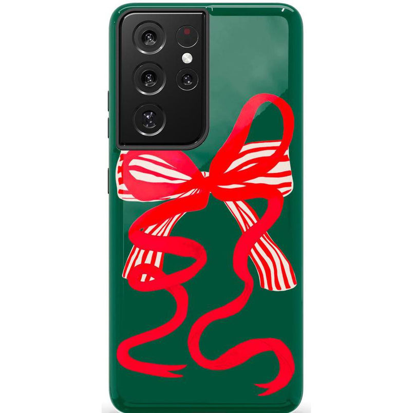 Santa's Favorite | Holiday Bow Case Phone Case Casetry Essential Galaxy S21 Ultra
