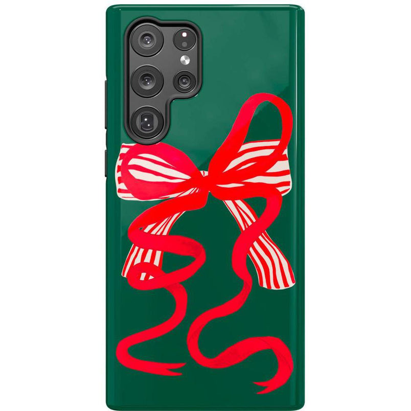 Santa's Favorite | Holiday Bow Case Phone Case Casetry Essential Galaxy S22 Ultra