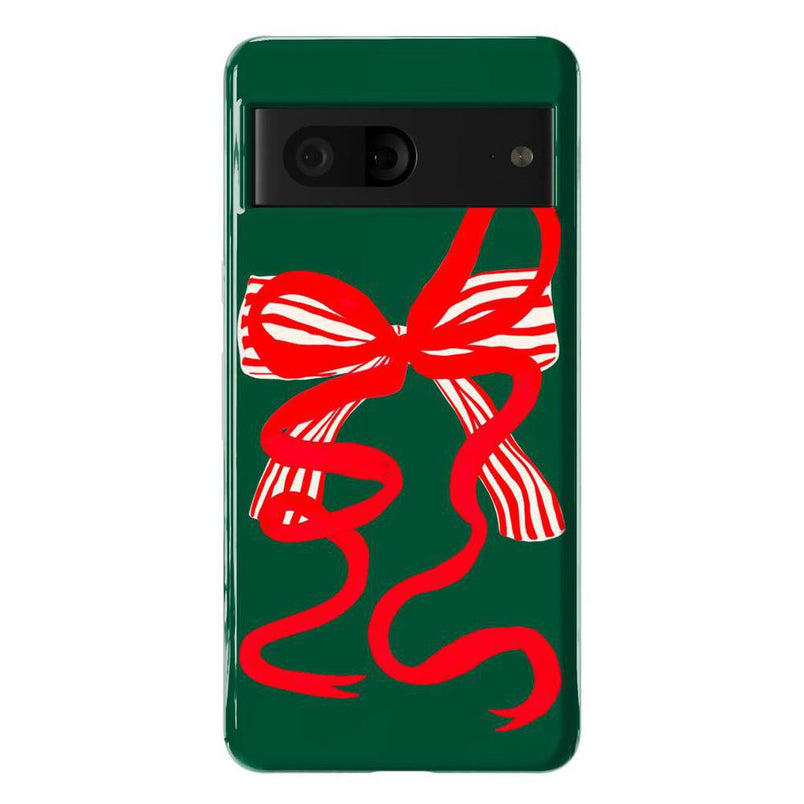 Santa's Favorite | Holiday Bow Case Phone Case Casetry Essential Google Pixel 7
