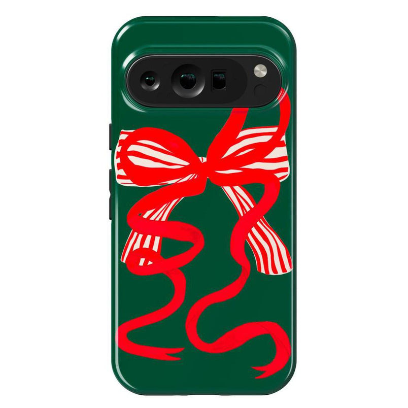 Santa's Favorite | Holiday Bow Case Phone Case Casetry Essential Google Pixel 9 Pro