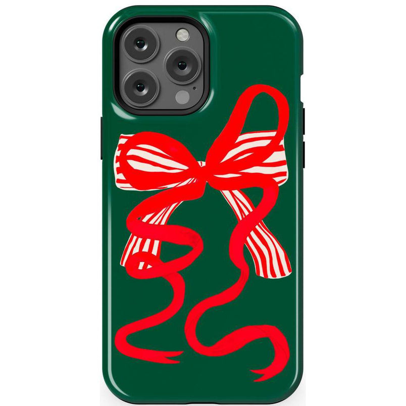 Santa's Favorite | Holiday Bow Case Phone Case Casetry Essential + MagSafe® iPhone 13 Pro Max