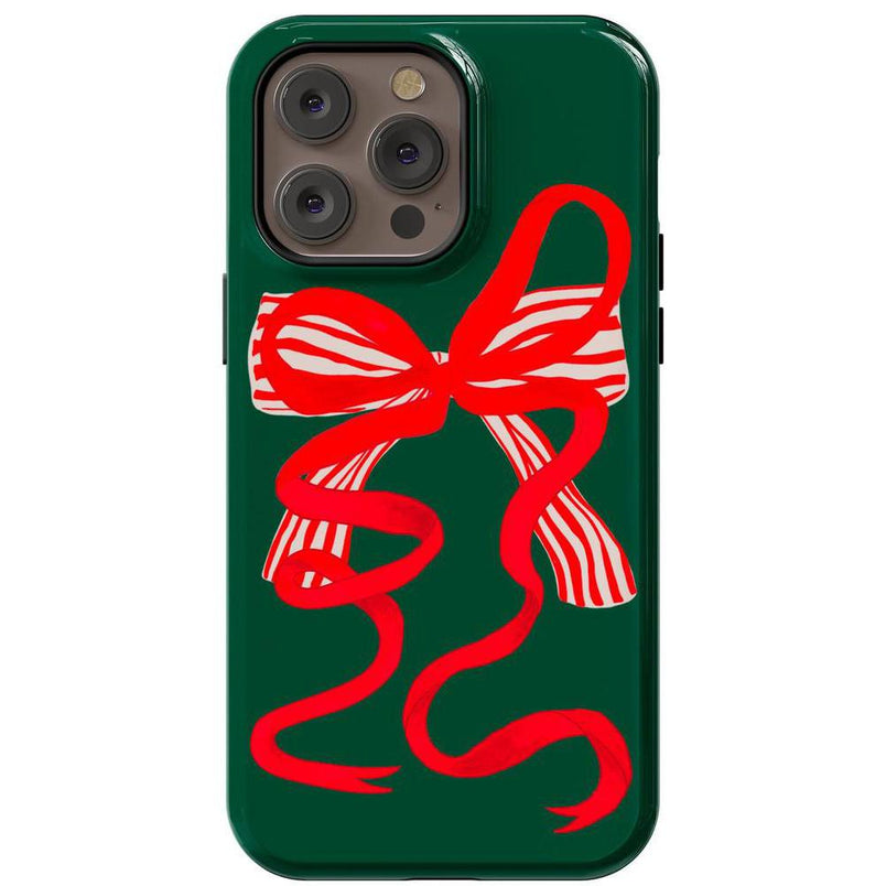 Santa's Favorite | Holiday Bow Case Phone Case Casetry Essential + MagSafe® iPhone 14 Pro Max