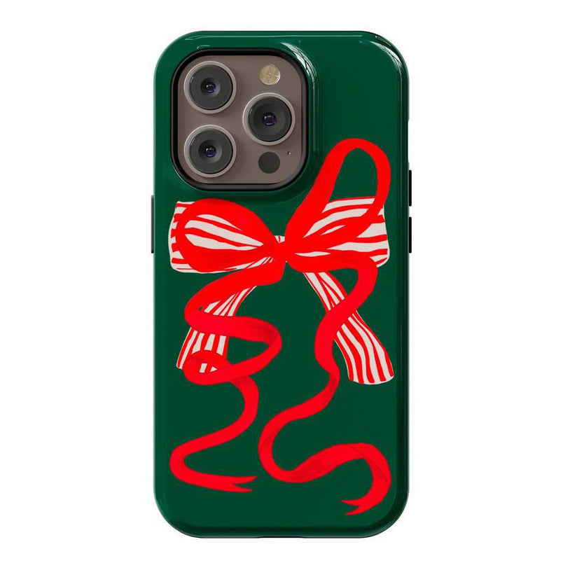 Santa's Favorite | Holiday Bow Case Phone Case Casetry Essential + MagSafe® iPhone 14 Pro
