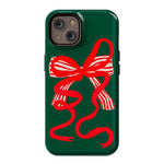 Santa's Favorite | Holiday Bow Case Phone Case Casetry Essential + MagSafe® iPhone 14