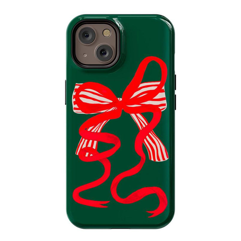 Santa's Favorite | Holiday Bow Case Phone Case Casetry Essential + MagSafe® iPhone 14