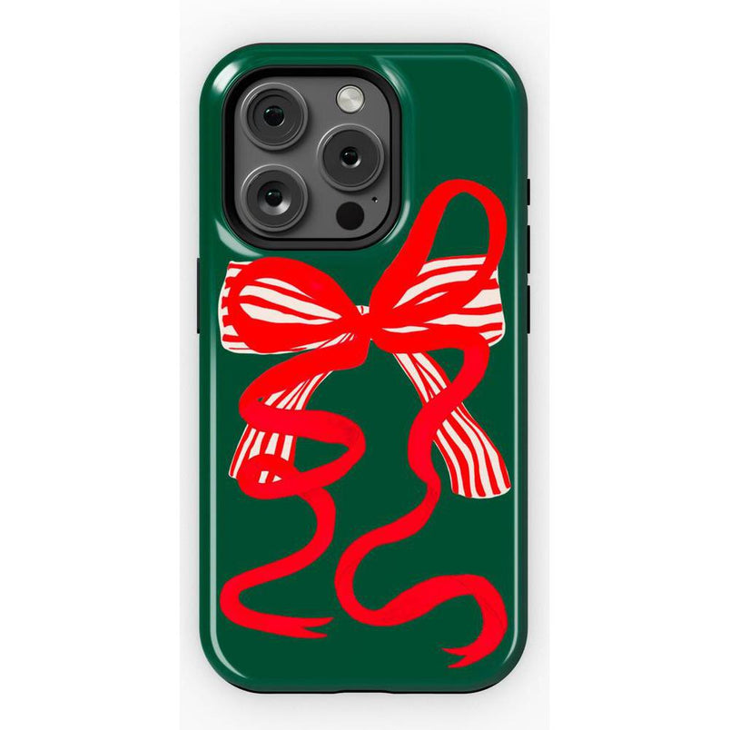 Santa's Favorite | Holiday Bow Case Phone Case Casetry Essential + MagSafe® iPhone 15 Pro