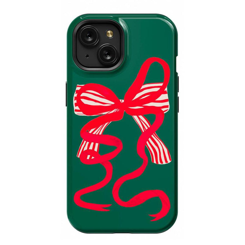 Santa's Favorite | Holiday Bow Case Phone Case Casetry Essential + MagSafe® iPhone 15