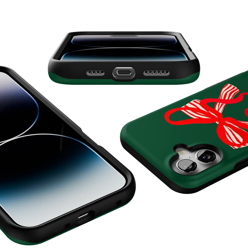 Santa's Favorite | Holiday Bow Case Phone Case Casetry 