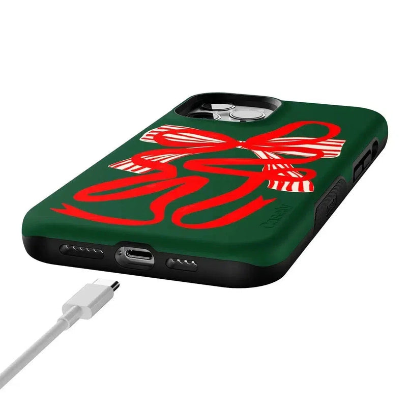 Santa's Favorite | Holiday Bow Case Phone Case Casetry 