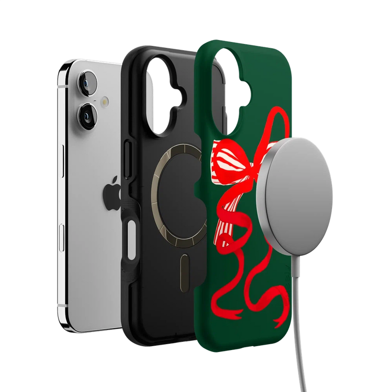 Santa's Favorite | Holiday Bow Case Phone Case Casetry 