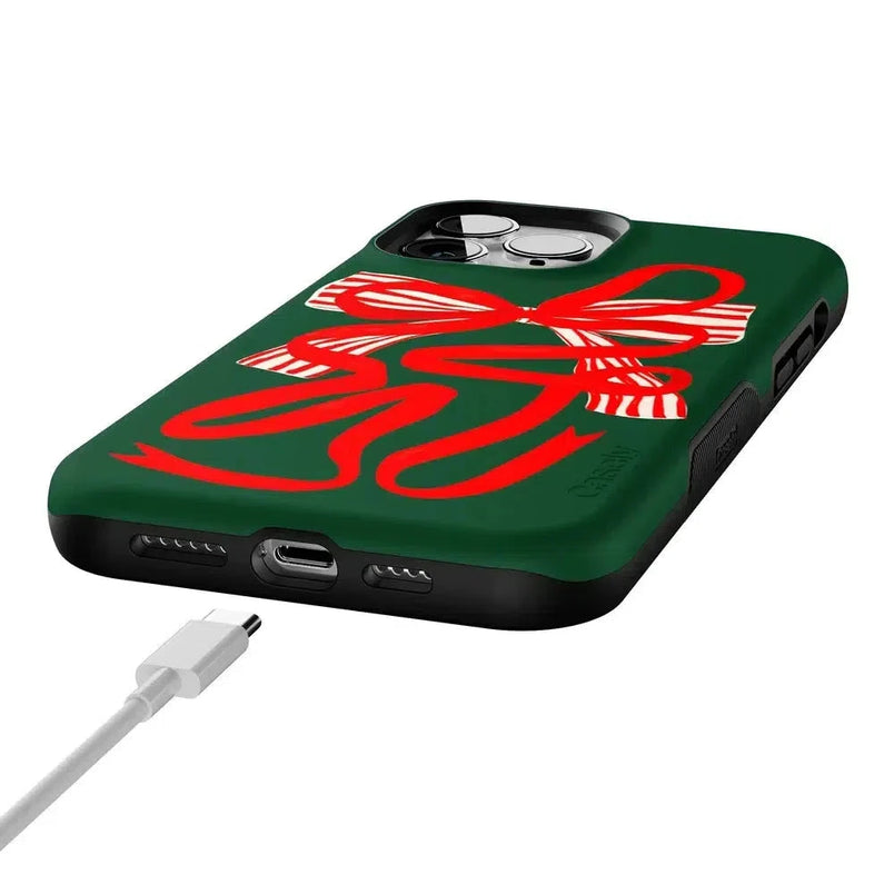 Santa's Favorite | Holiday Bow Case Phone Case Casetry 