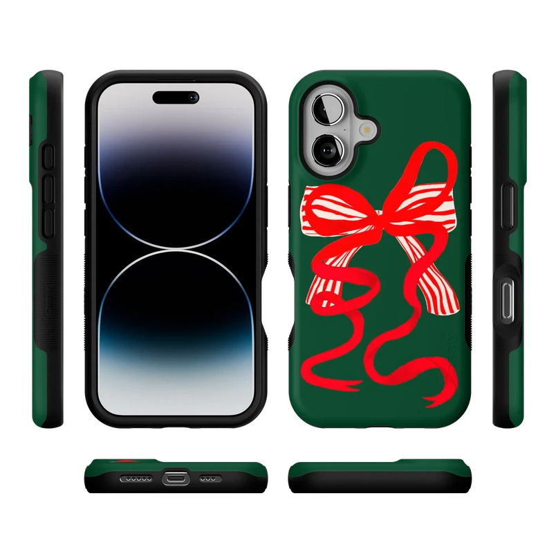 Santa's Favorite | Holiday Bow Case Phone Case Casetry 