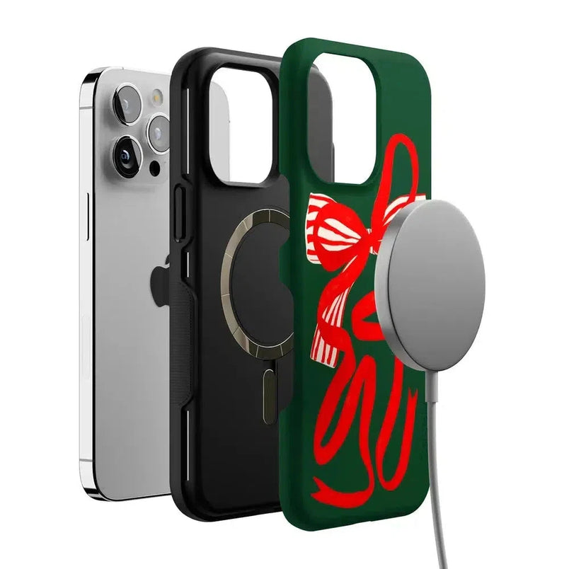 Santa's Favorite | Holiday Bow Case Phone Case Casetry 
