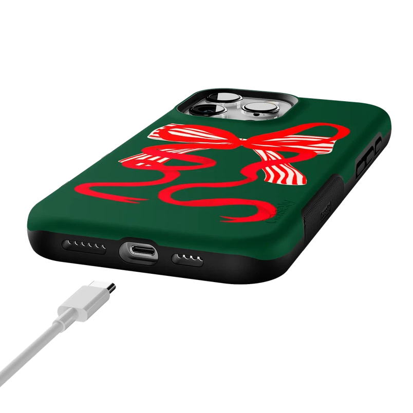 Santa's Favorite | Holiday Bow Case Phone Case Casetry 