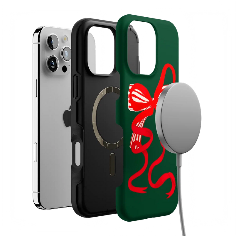 Santa's Favorite | Holiday Bow Case Phone Case Casetry 
