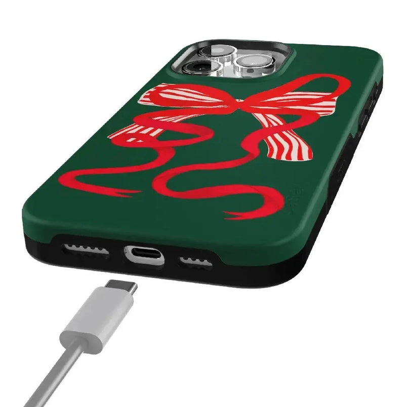 Santa's Favorite | Holiday Bow Case Phone Case Casetry 