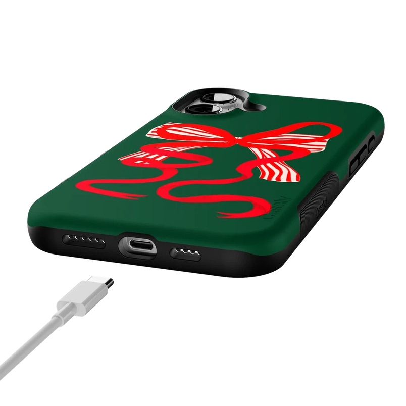 Santa's Favorite | Holiday Bow Case Phone Case Casetry 