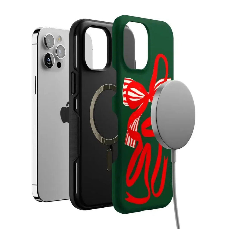 Santa's Favorite | Holiday Bow Case Phone Case Casetry 