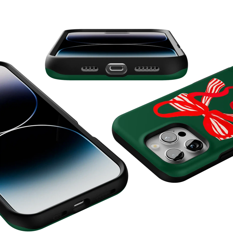 Santa's Favorite | Holiday Bow Case Phone Case Casetry 