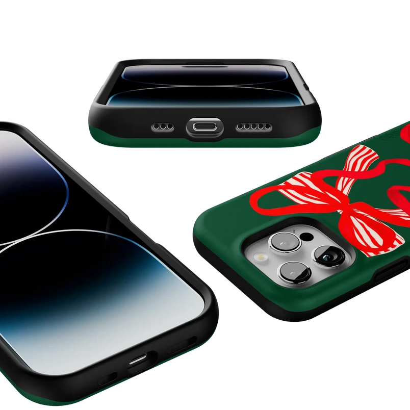 Santa's Favorite | Holiday Bow Case Phone Case Casetry 