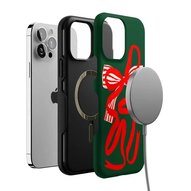 Santa's Favorite | Holiday Bow Case Phone Case Casetry 