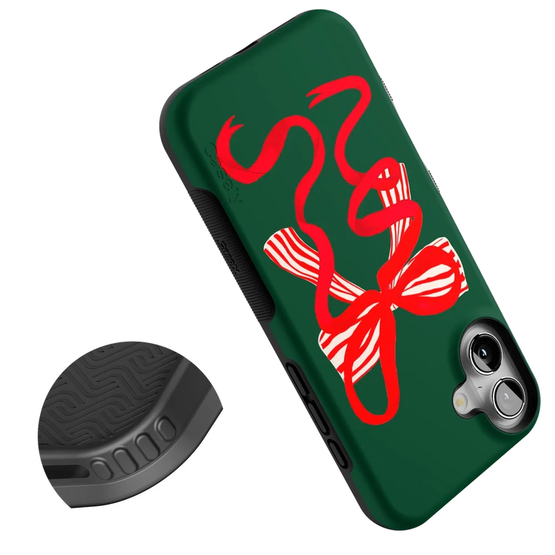 Santa's Favorite | Holiday Bow Case Phone Case Casetry 