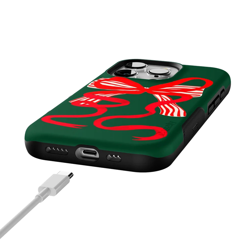 Santa's Favorite | Holiday Bow Case Phone Case Casetry 