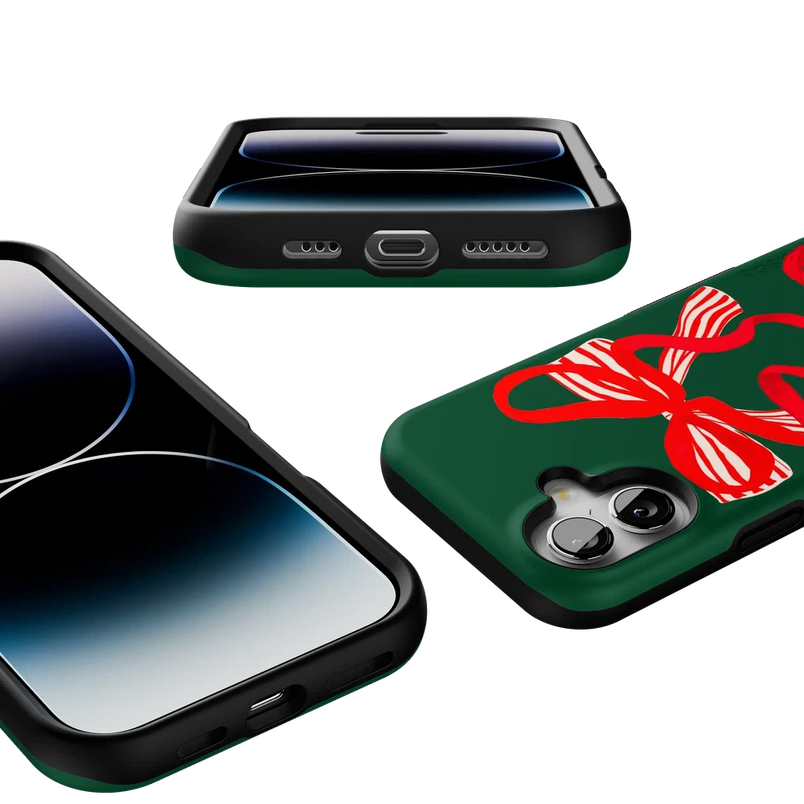 Santa's Favorite | Holiday Bow Case Phone Case Casetry 