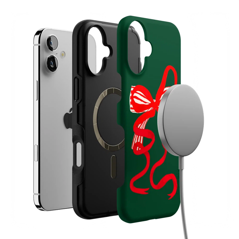 Santa's Favorite | Holiday Bow Case Phone Case Casetry 