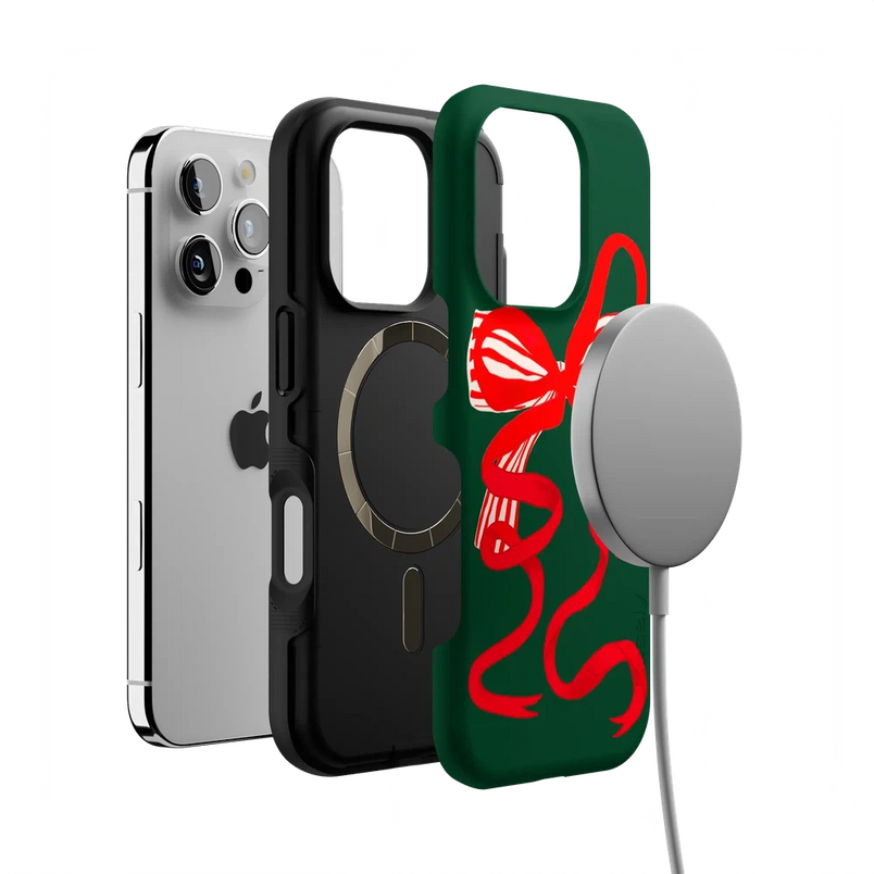 Santa's Favorite | Holiday Bow Case Phone Case Casetry 