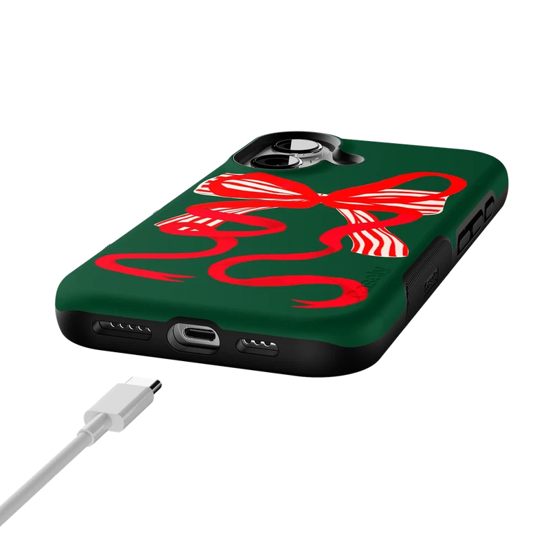 Santa's Favorite | Holiday Bow Case Phone Case Casetry 