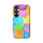 Scribble Me That | Crayola Rainbow Pencil Case iPhone Case Crayola Bold Flex + MagSafe® Galaxy S25 