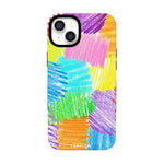 Scribble Me That | Crayola Rainbow Pencil Case iPhone Case Crayola Bold Flex + MagSafe® iPhone 14 Plus 